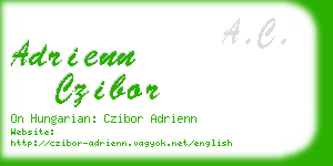 adrienn czibor business card